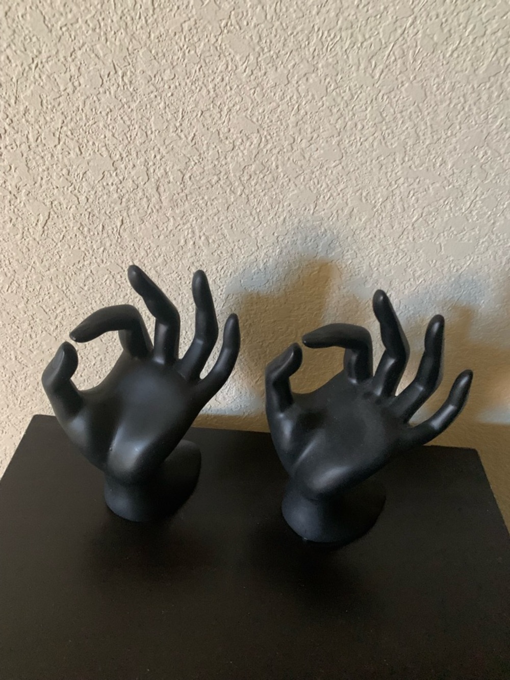 Matte Black Decorative Hand Mannequin Display